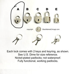 Submissive Day Collar 316L Stainless Steel FIGARO Dainty Chain with Smallest Mini HEART Padlock Closure Submissive Necklace