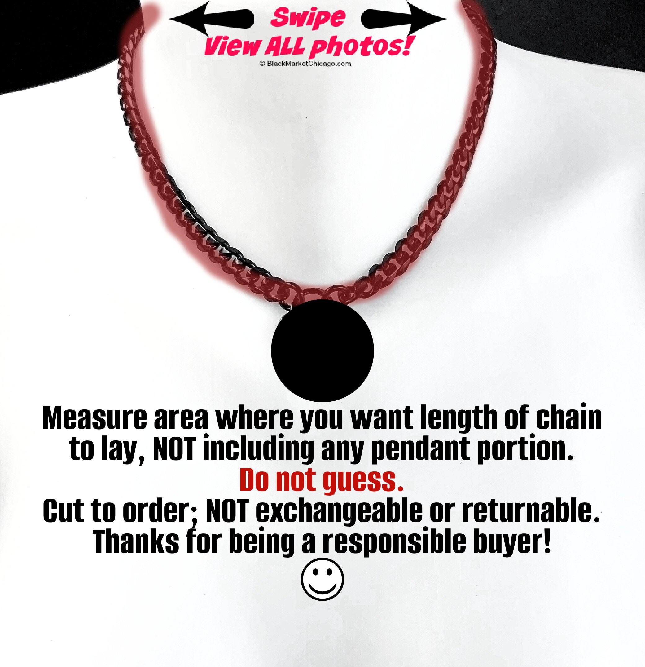 Sub Day Collar, Custom Engraved Personalized, Stainless Steel