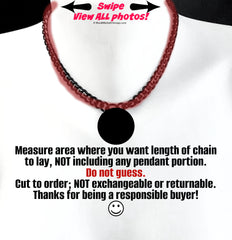 Sub Day Collar, Custom Engraved Personalized, Stainless Steel