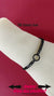 Discreet O-Ring Day Collar Bracelet, Waterproof, 24/7, BLACK Stainless Steel