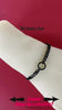 Discreet O-Ring Day Collar Bracelet, Waterproof, 24/7, BLACK Stainless Steel