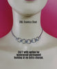Day Collar, Stainless Steel Multi-Ring & Chain, 24/7 Lockable