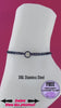 24/7 Sub Day Collar Ankle Bracelet, O-Ring, BLACK Stainless Steel, Waterproof, Permanent Lock option