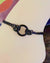 Day Collar 24/7 Ankle Bracelet, Waterproof, O-Ring, Stainless Steel, Permanent Lock Option, BLACK SS