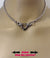 Sub Day Collar, 24/7 Wear Waterproof Lockable, Heart Ring, All Stainless Steel
