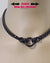 Sub Day Collar, 24-7, Black Chain, Lock option, Stainless Steel